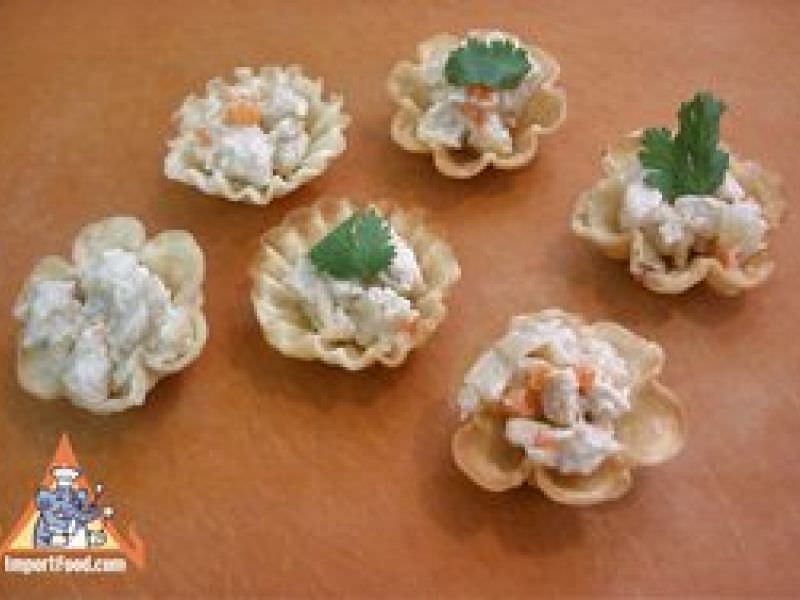 Golden Thai Pastry Cups, 'Kratong Tong'
